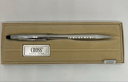 Cross Pen Set of 2 - Retractable and Click Types with Blue and Black Ink Japan Import