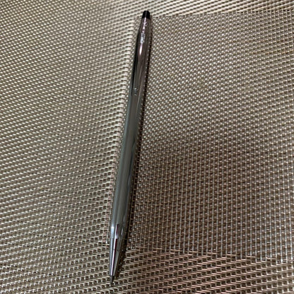 Cross brand silver ballpoint pen body with slim and refined design