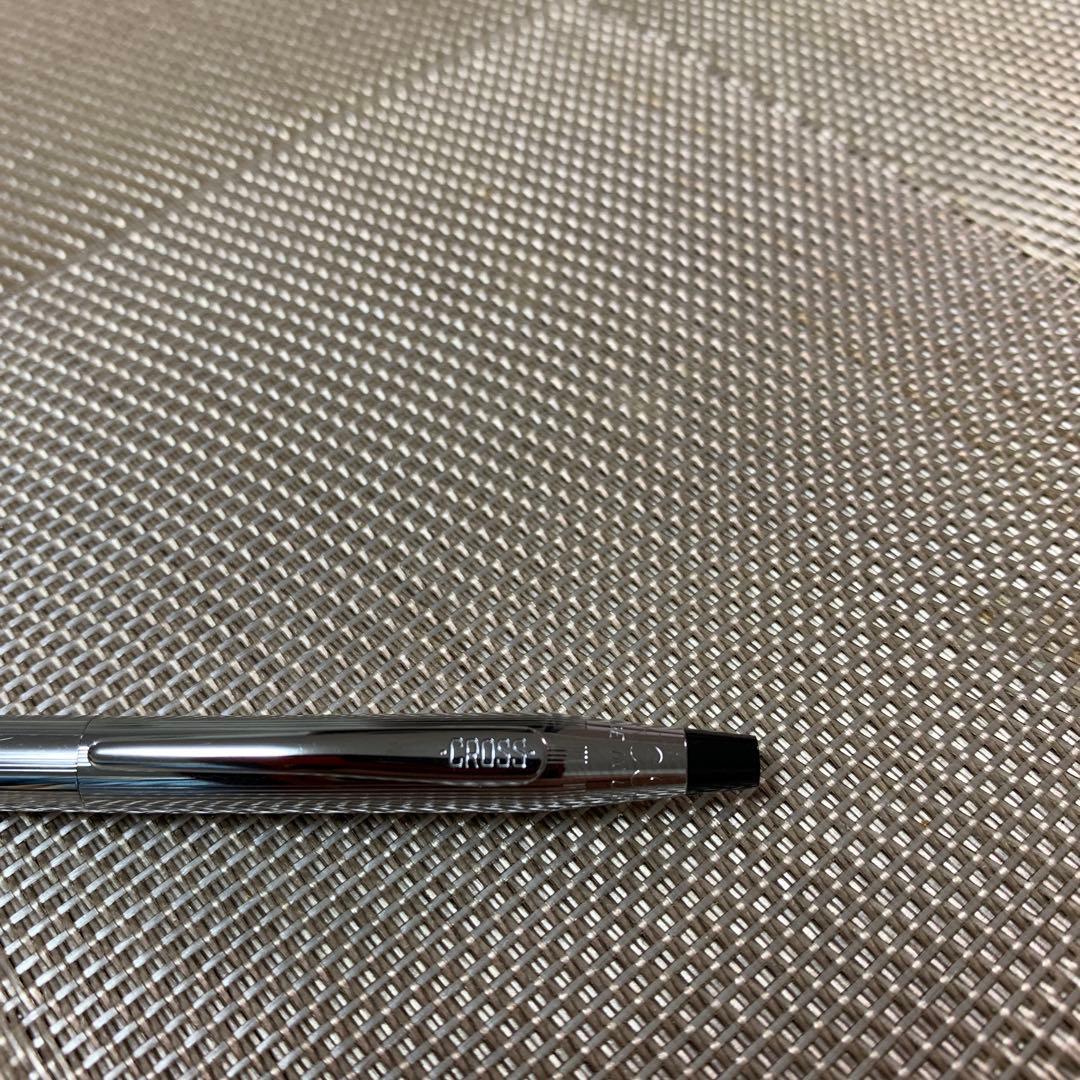 Cross brand silver ballpoint pen body with slim and refined design