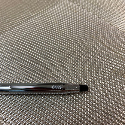 Cross brand silver ballpoint pen body with slim and refined design