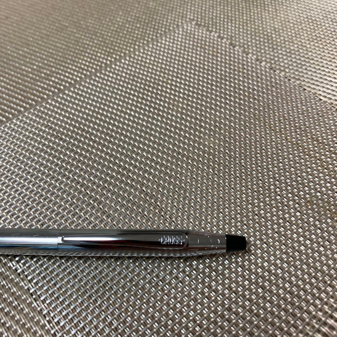 Cross brand silver ballpoint pen body with slim and refined design