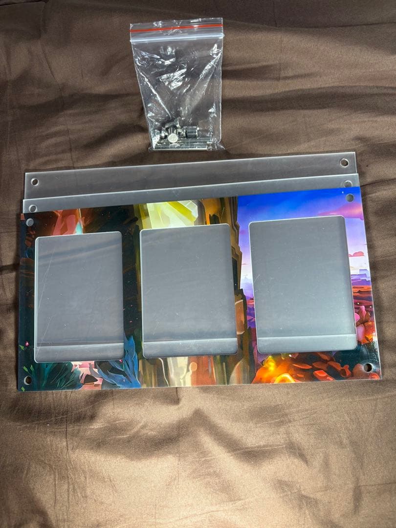 Display frame for Pokemon Card 151 Charizard AR Charmeleon SAR from Japan, opened for photography