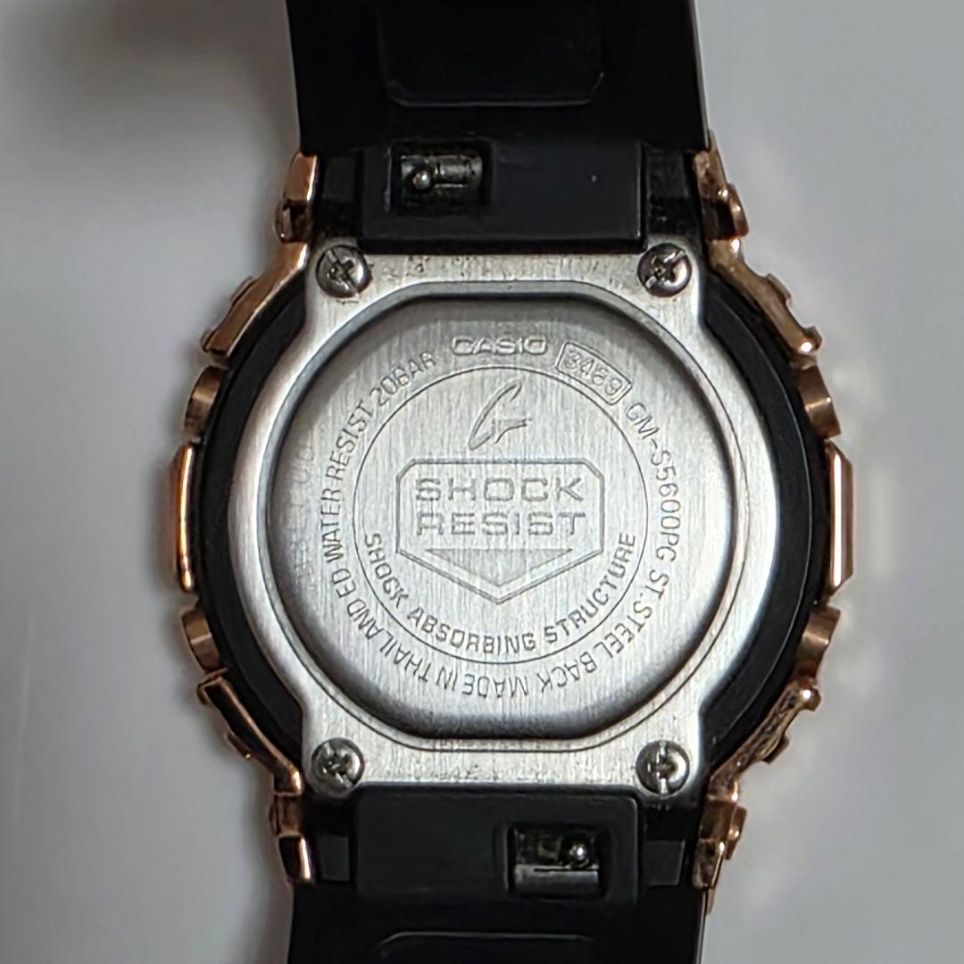 Casio G-Shock Digital Watch GM-S5600PG Black and Pink Gold — Japan Import