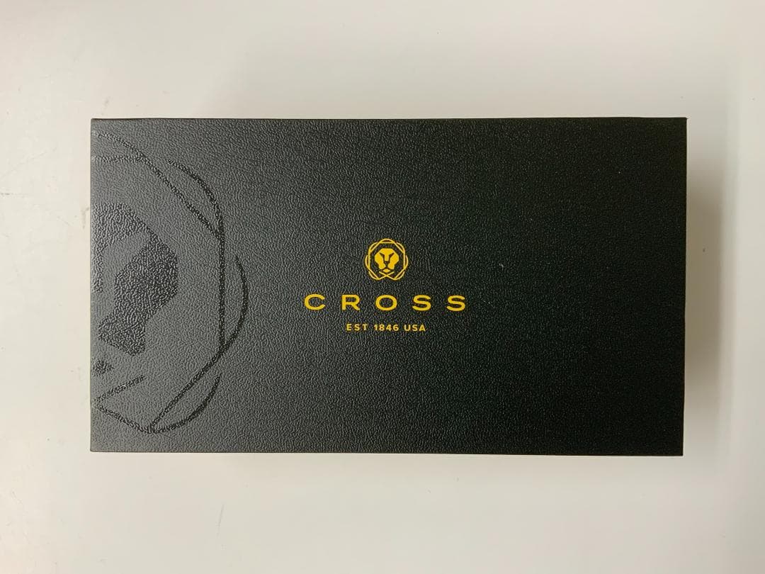 Cross Silver and Gold Ballpoint Pen with Case