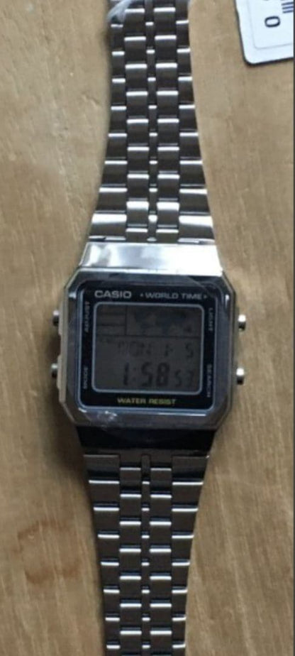 Casio Digital A500WA-1 Data Bank Electronic Timer — Japan Import