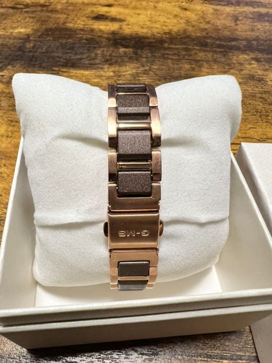 Casio Baby-G Pink Gold Watch with Stainless Steel Band Japan Import