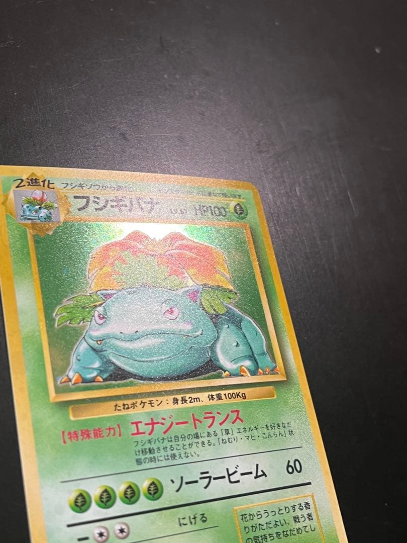 Pokémon Trading Card Game Fushigibana Rare Star from First Expansion Pack, Japan import, stored in album