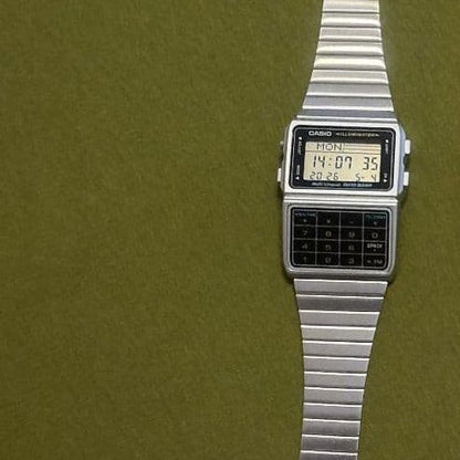 Casio Data Bank DBC 611 Digital Watch Silver