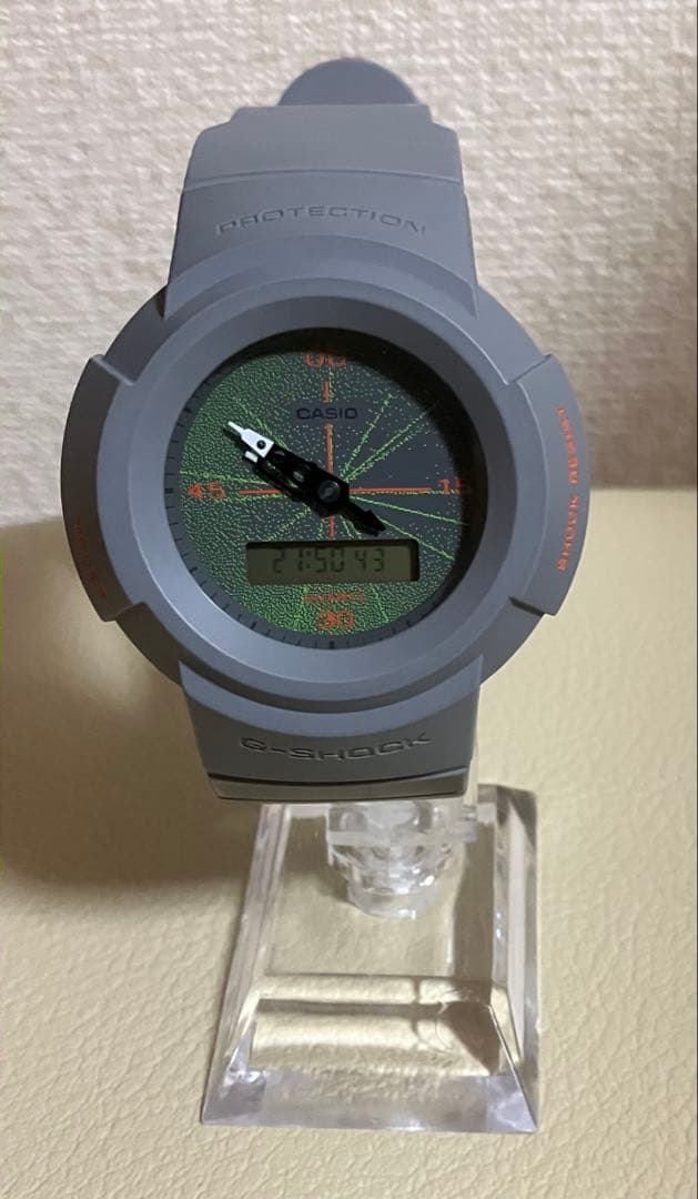 Casio G-Shock Aw-500Mnt-8ajr Shock Resistant Watch with Resin Band and 20 Bar Water Resistance — Japan Import