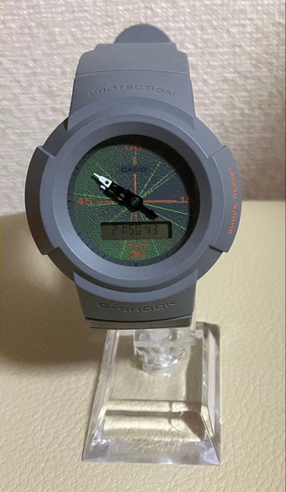 Casio G-Shock Aw-500Mnt-8ajr Shock Resistant Watch with Resin Band and 20 Bar Water Resistance — Japan Import