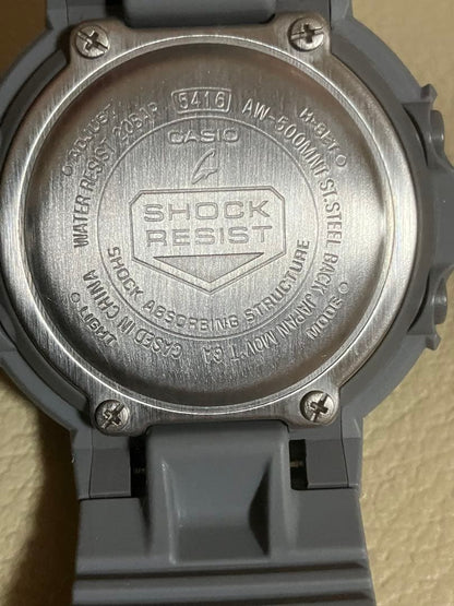 Casio G-Shock Aw-500Mnt-8ajr Shock Resistant Watch with Resin Band and 20 Bar Water Resistance — Japan Import