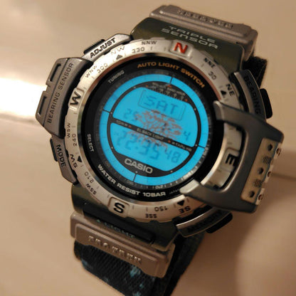 Casio ProTrek PRT-40 Light Digital Watch with Compass Altimeter Barometer and Thermometer — Japan Import