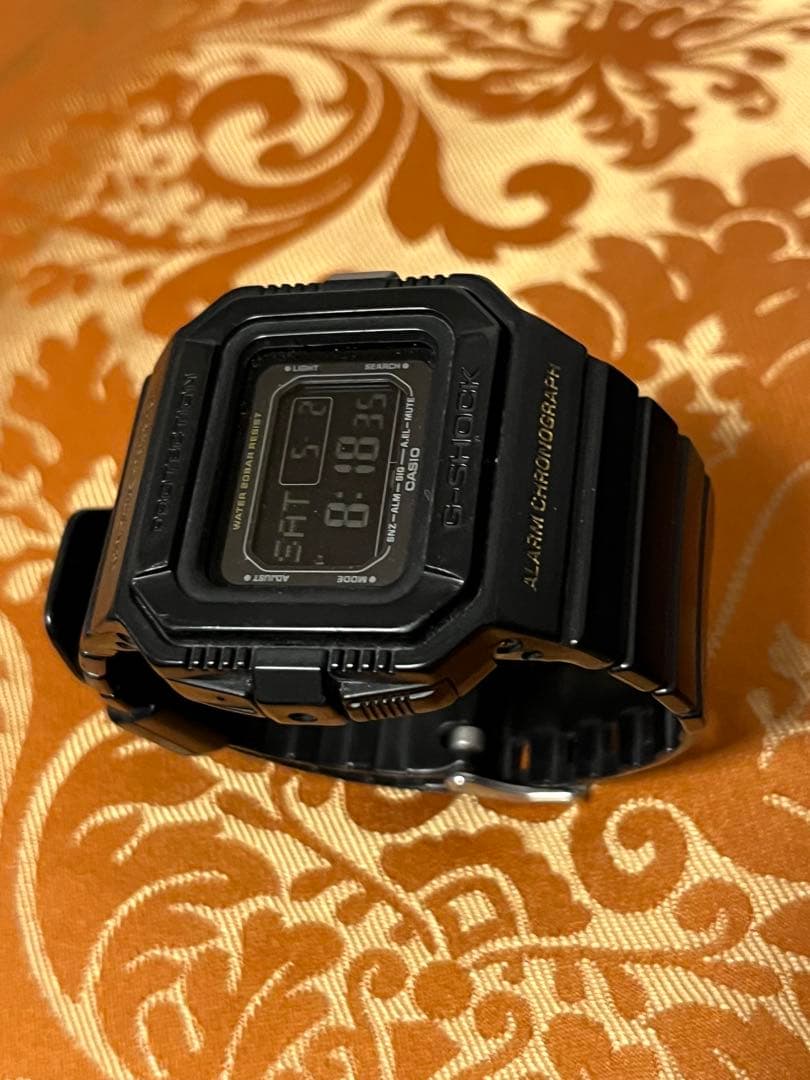 Casio G-Shock DW-D5500 Digital Watch All Black Used — Japan Import