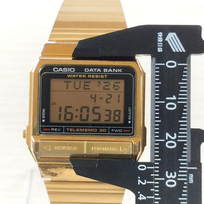 Casio Data Bank TeleMemo 30 Digital Wristwatch 1980s Vintage — Japan Import