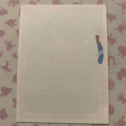 Pokemon Nassy Executor promo unpeeled old back Japanese card with faint markings shown front