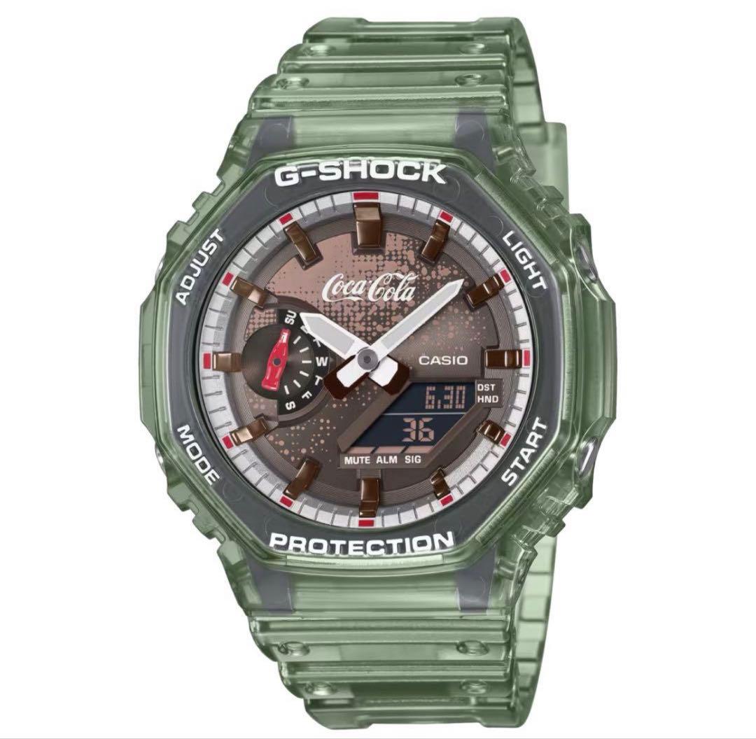 Casio G-Shock Coca-Cola Edition GA-2100CC-3AJR Green Watch — Japan Import