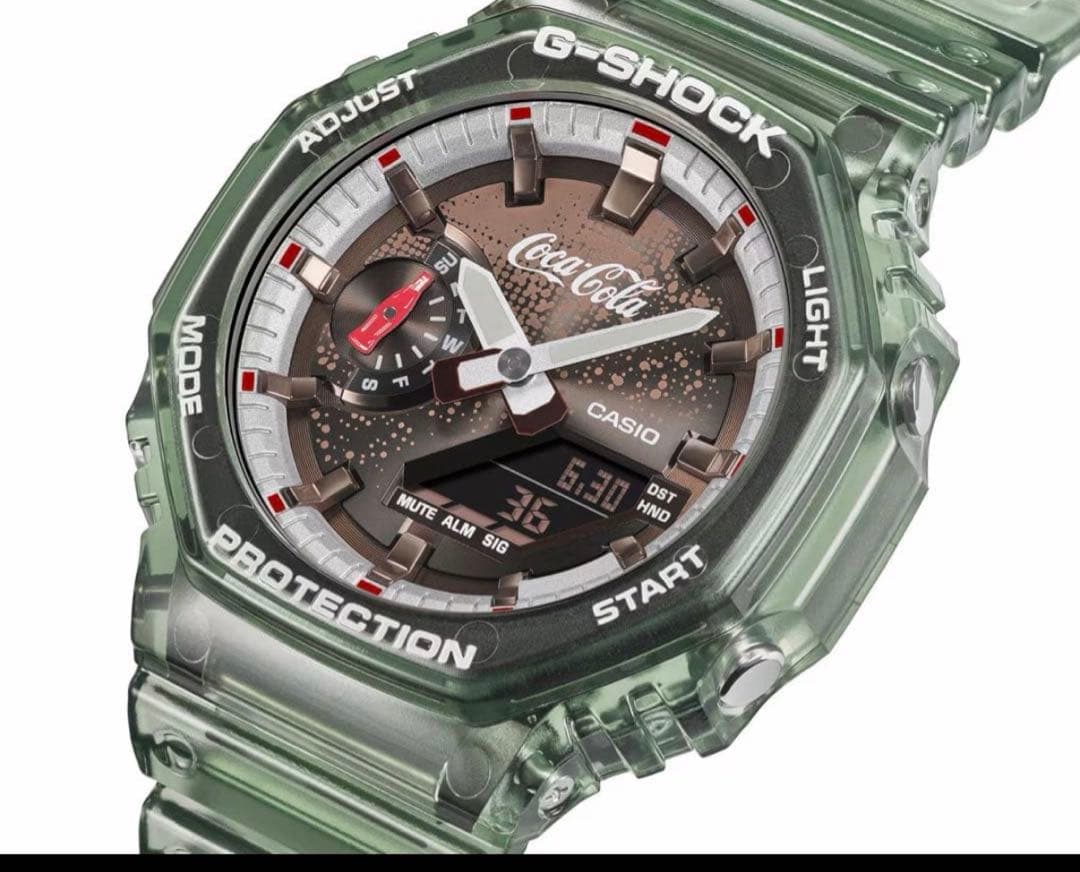 Casio G-Shock Coca-Cola Edition GA-2100CC-3AJR Green Watch — Japan Import