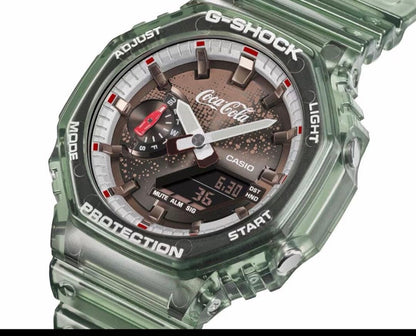 Casio G-Shock Coca-Cola Edition GA-2100CC-3AJR Green Watch — Japan Import