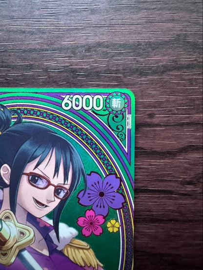 One Piece Tashigi EB03-018 Parallel card from Japanese Card Game series in protective sleeve