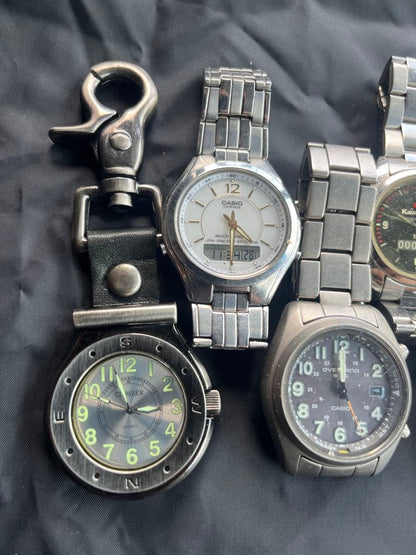 Casio Watch Set of Five Used Collection Items from Japan