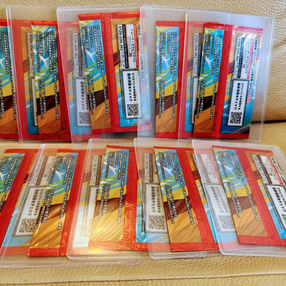 Set of 10 factory-sealed Pokemon Pikachu promo card packs from McDonald's Japan import