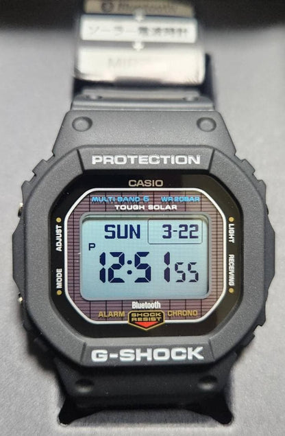 Casio G-Shock Digital GW-BX5600-1JF Model Watch with Solar and Bluetooth — Japan Import