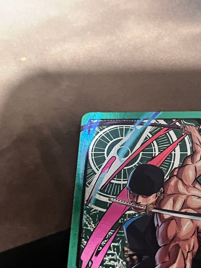 Bandai One Piece Card Game Roronoa Zoro OP12-020 Leader Card with Slash attribute and 5000 power