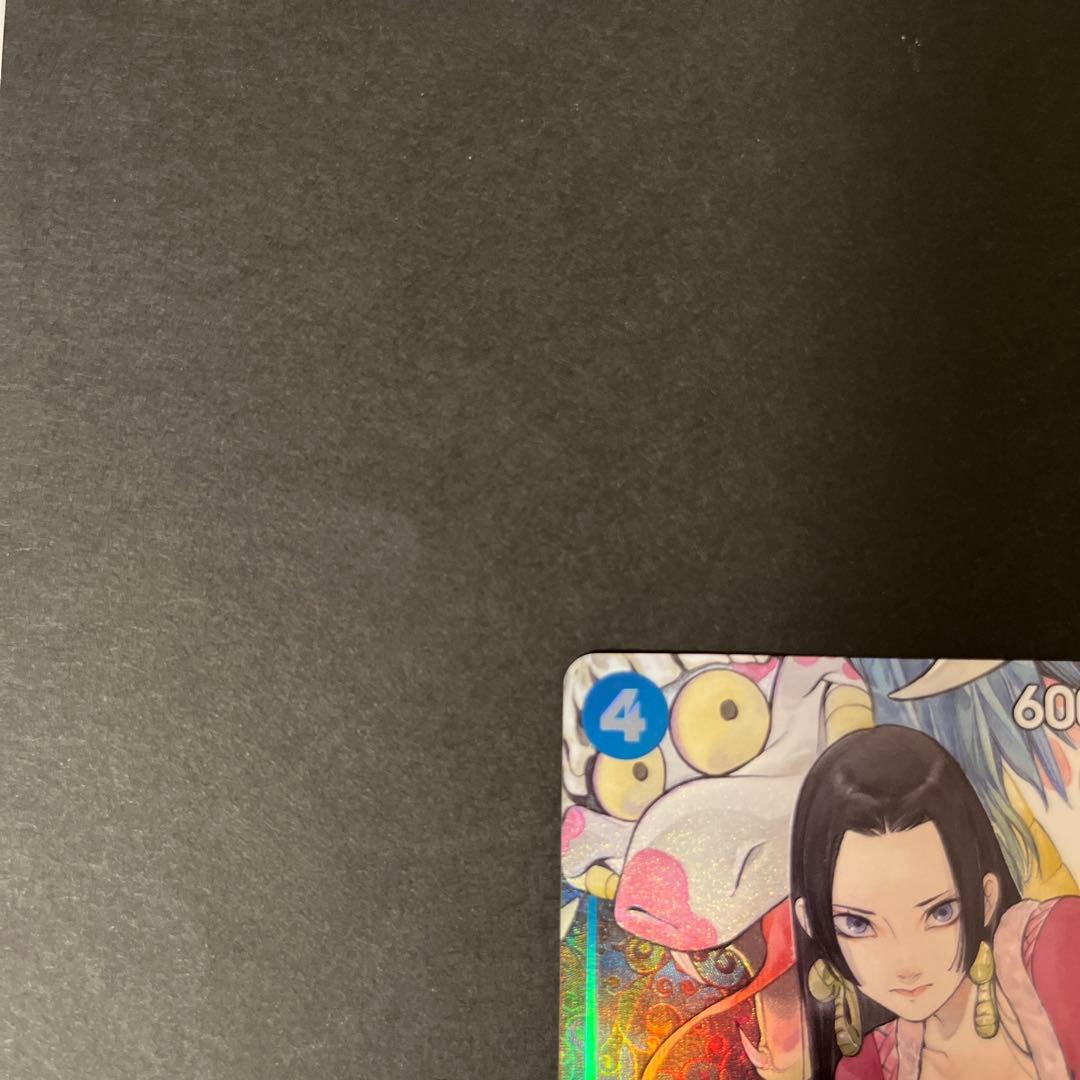 One Piece Storage Box featuring Boa Hancock SR Promo design, Japanese edition, in excellent condition with no visible damage