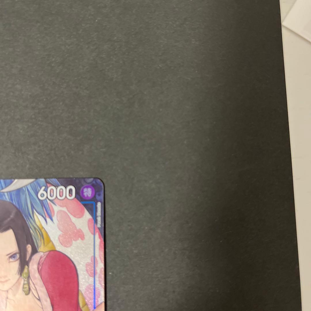 One Piece Storage Box featuring Boa Hancock SR Promo design, Japanese edition, in excellent condition with no visible damage