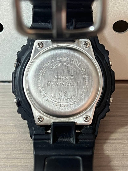 Casio Baby-G Shock Resistant Digital Watch with Tough Solar Multi-Band 6 Black — Japan Import