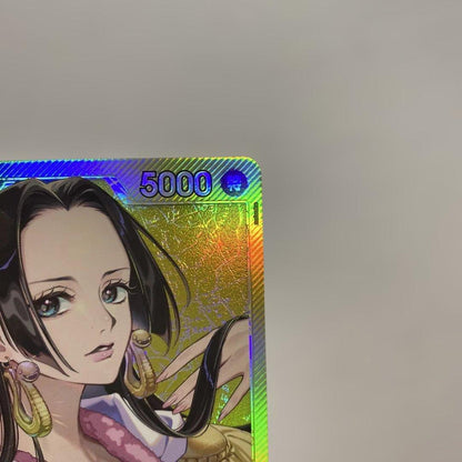 One Piece Card featuring Boa Hancock with Leader Parallel design from the One Piece series