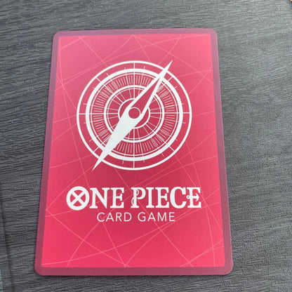One Piece Card Sanji Leader Parallel Premium Booster Set single red card in protective sleeve