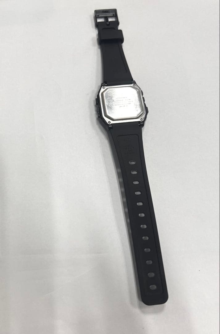 Casio Digital Watch Data Bank Model DBX-101W Black Resin Band — Japan Import