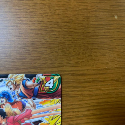 V Jump Miracle Tag AS-016 One Piece promotional card collection showing main characters from Miracle Battle Carddass