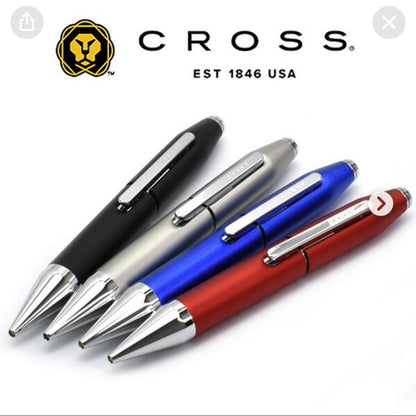 Cross X Series Black Body Capless Slide Open Rollerball Pen With Spare Refill — Japan Import