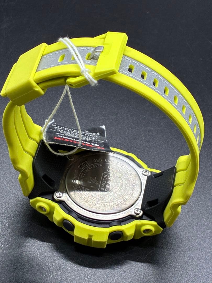 Casio G-Shock Series G-Squad GBD-800LU-9JF Digital Watch Bluetooth Step Tracker Yellow — Japan Import