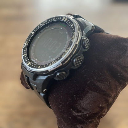 Casio Pro Trek PRW-8000 Model with Solar Power and Altimeter Watch