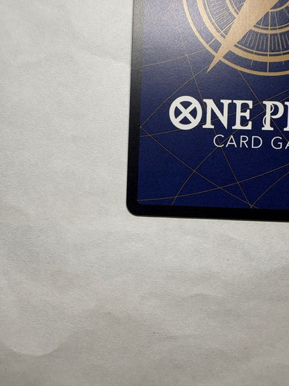 One Piece Boa Hancock SR Parallel Card in sleeve, used condition, shown with bubble wrap packaging