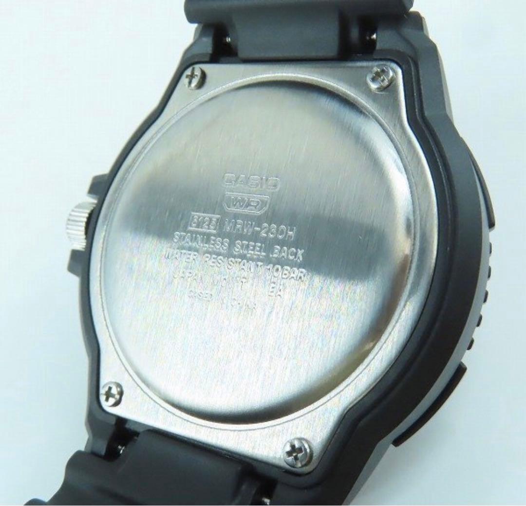 Casio Collection MRW-230H-1E1 Watch with Black Dial and Bezel — Japan Import