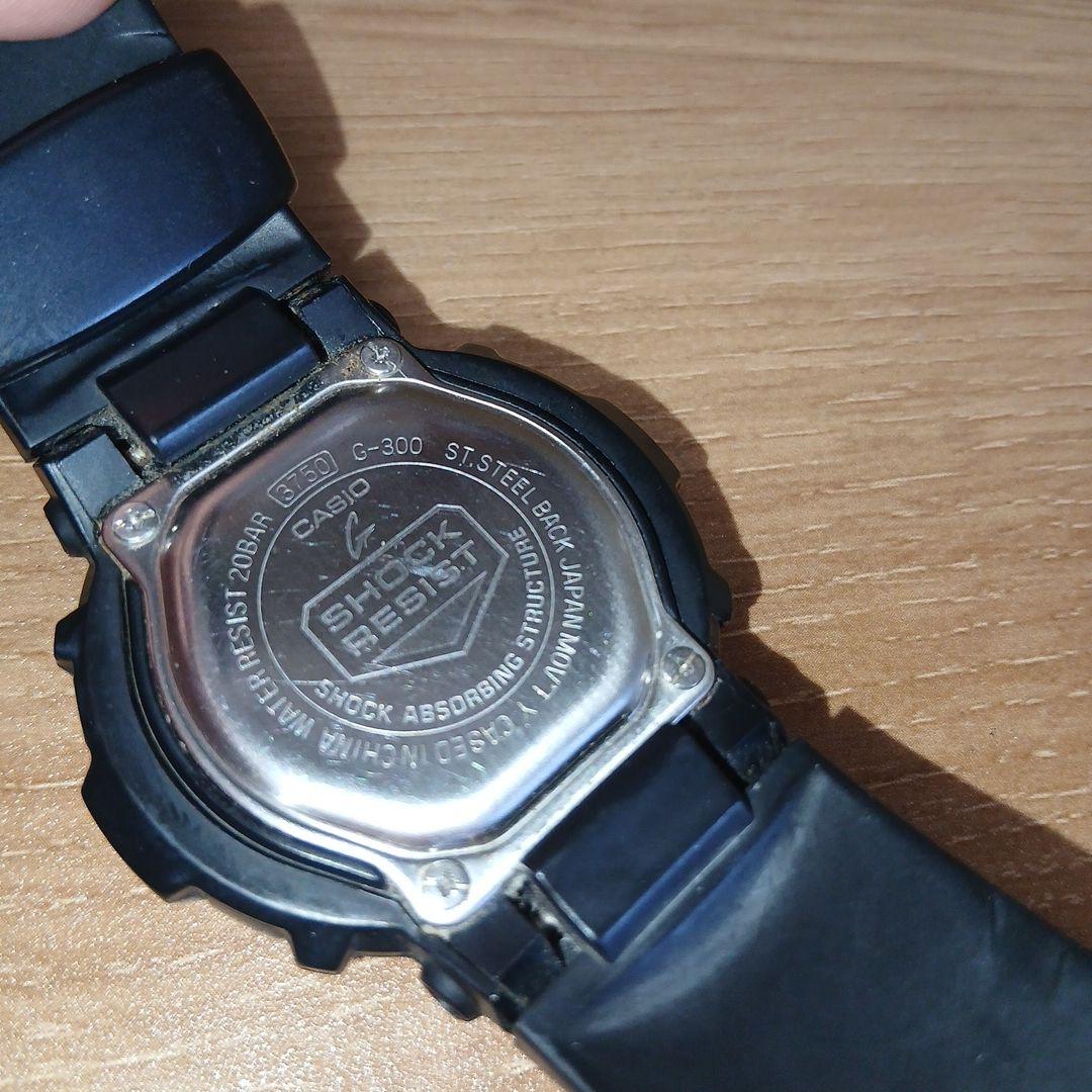 Casio G-Shock G-300 Model Watch with Black Dial and Band — Japan Import