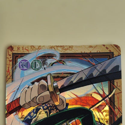 One Piece Carddass Hyper Battle Zoro Dragon Spiral C225 collectible card from 2000 Japan import