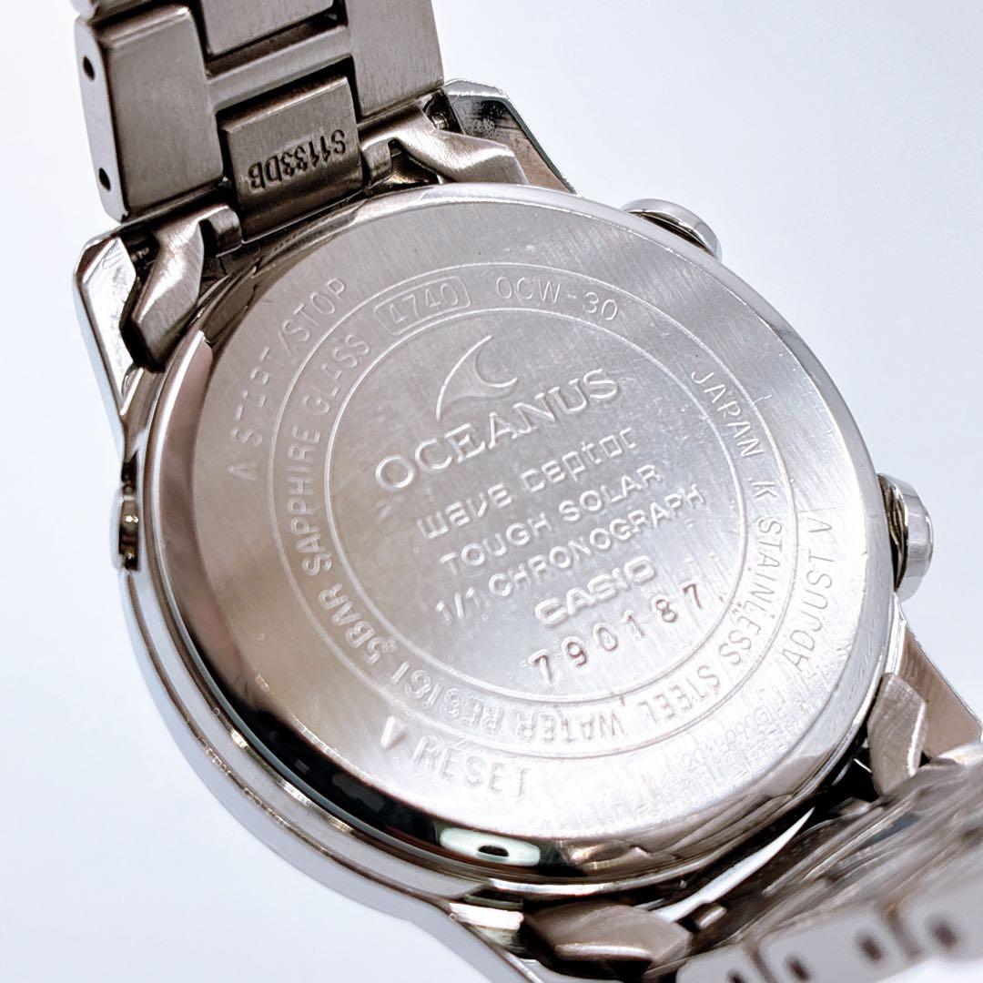 Casio Oceanus Ocw-30 Radio Solar Chronograph Model 2009