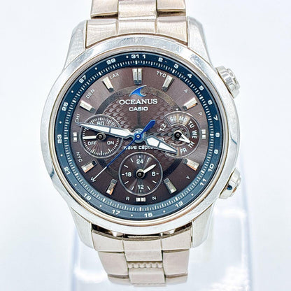 Casio Oceanus Ocw-30 Radio Solar Chronograph Model 2009