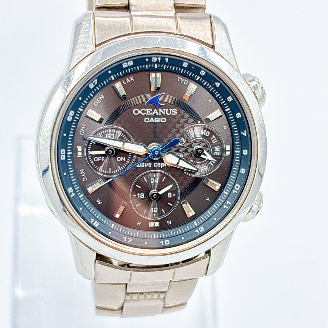Casio Oceanus Ocw-30 Radio Solar Chronograph Model 2009