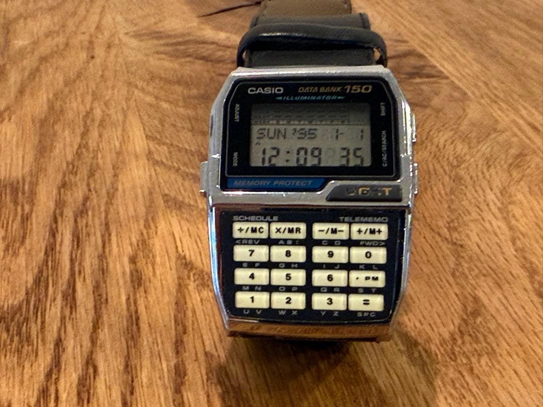 Casio Data Bank 150 Calculator Watch Japan Import