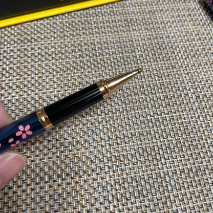 Momo Mayu Cherry Blossom Pattern Cross Cap Pen