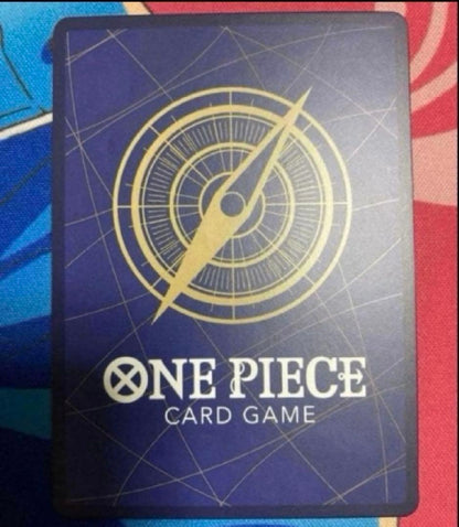 Uno Piece One Piece Matching Battle promo flower trading card from Japan displayed on white background