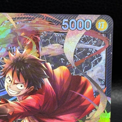 One Piece Card Game Monkey D. Luffy card ST14-001 from Start Deck 3D2Y series in good condition