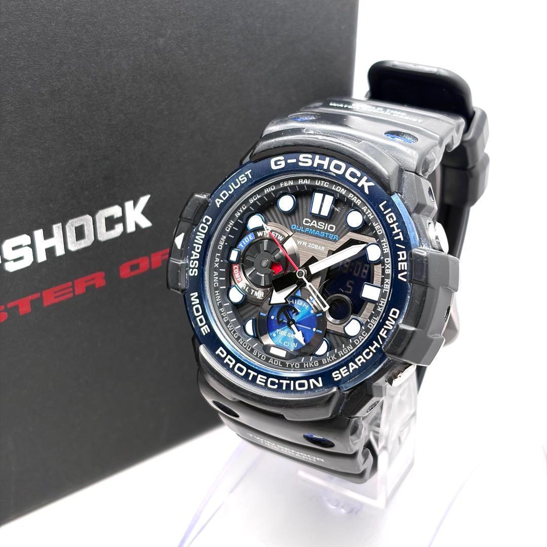 Casio G-Shock Gulfmaster GN-1000B-1AJF Quartz Watch with Box and Manuals — Japan Import