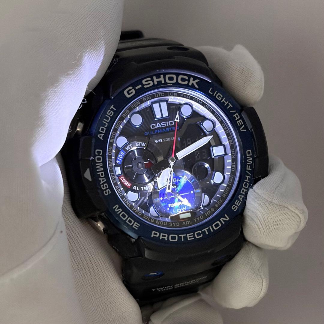 Casio G-Shock Gulfmaster GN-1000B-1AJF Quartz Watch with Box and Manuals — Japan Import